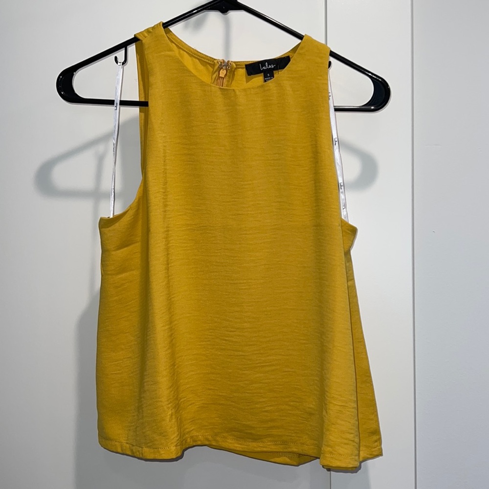 Lulus linen sleeveless top